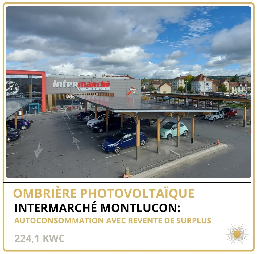 INTERMARCHÉ MONTLUÇON — Montluçon (03), 224,1 kWc