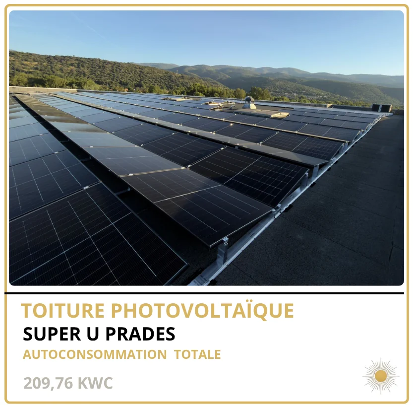 SUPER U PRADES — Prades (66), 209,76 kWc