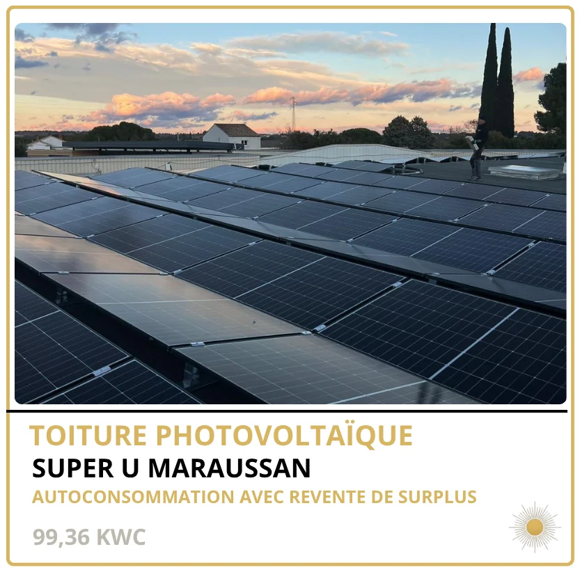 SUPER U MARAUSSAN — Maraussan (34), 99,36 kWc