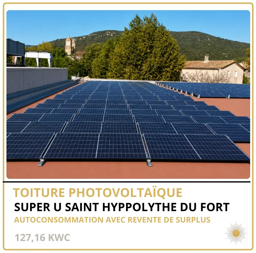 SUPER U SAINT HIPPOLYTE DU FORT — Saint-Hippolyte-du-Fort (30), 127,16 kWc