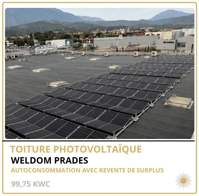 WELDOM PRADES — Prades (66), 99,75 kWc