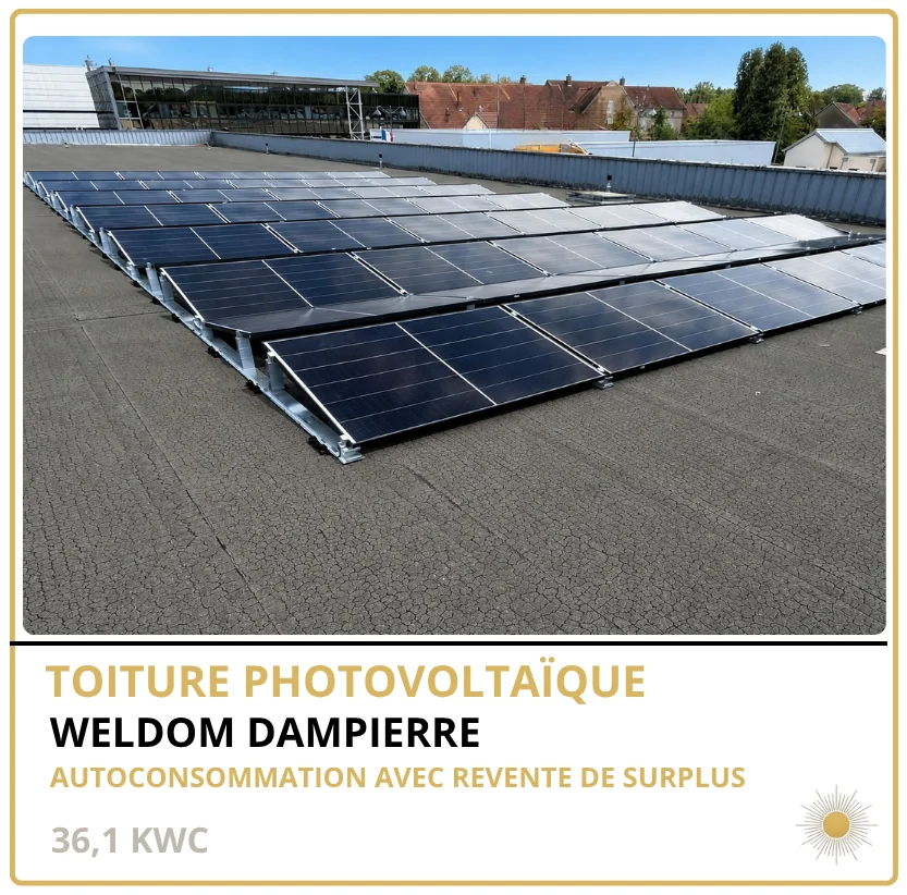 WELDOM DAMPIERRE — Dampierre-sur-Salon (70), 36,1 kWc