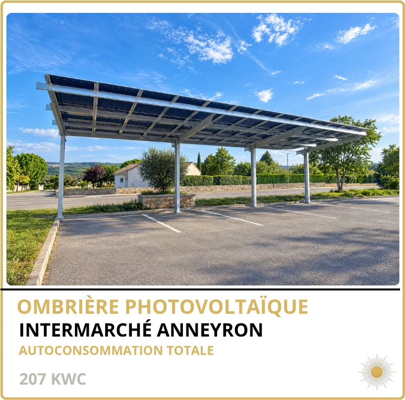 INTERMARCHÉ ANNEYRON — Anneyron (26), 207 kWc